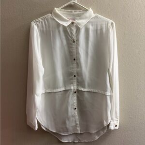 Marilyn Monroe White Button-Up Blouse